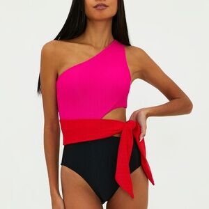New!Beach‎ Riot Carlie One Piece Swimsuit in Garcia Colorblock